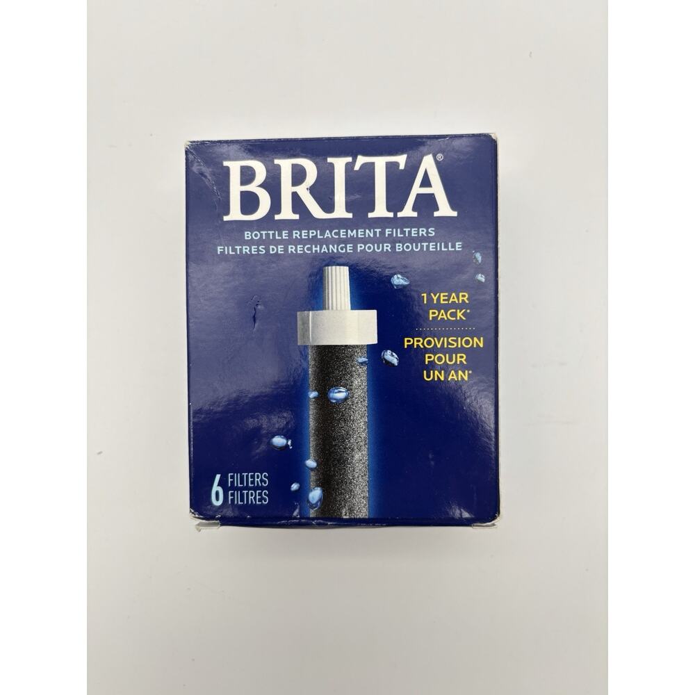 BRITA Bottle Replacement Filters 8 Filters 1 Year Pack New Sealed Filters